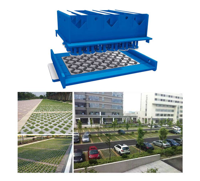 多功能空心砖机模具将草坪砖模具分为几种